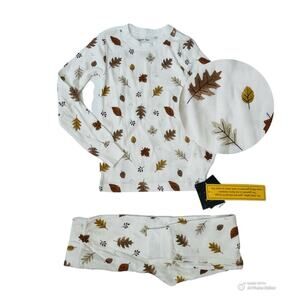 NWT Petit Lem Size 12M Fall Leaves Pajamas